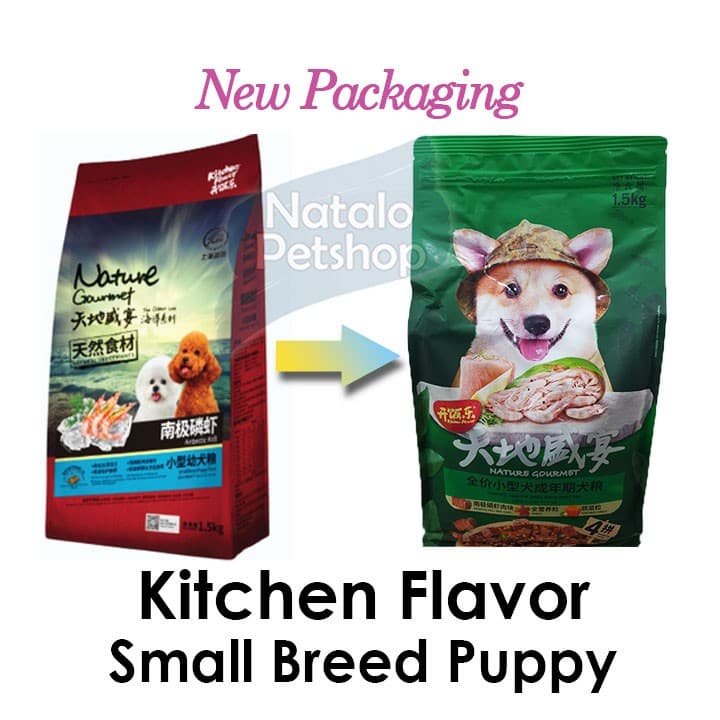 Kitchen Flavor Small Breed Puppy 1.5kg Antartic Krill — gambar 1