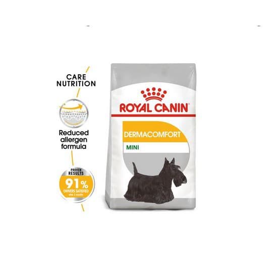 Royal Canin Mini Dermacomfort 3Kg Makanan Anjing untuk Kulit - gambar 1