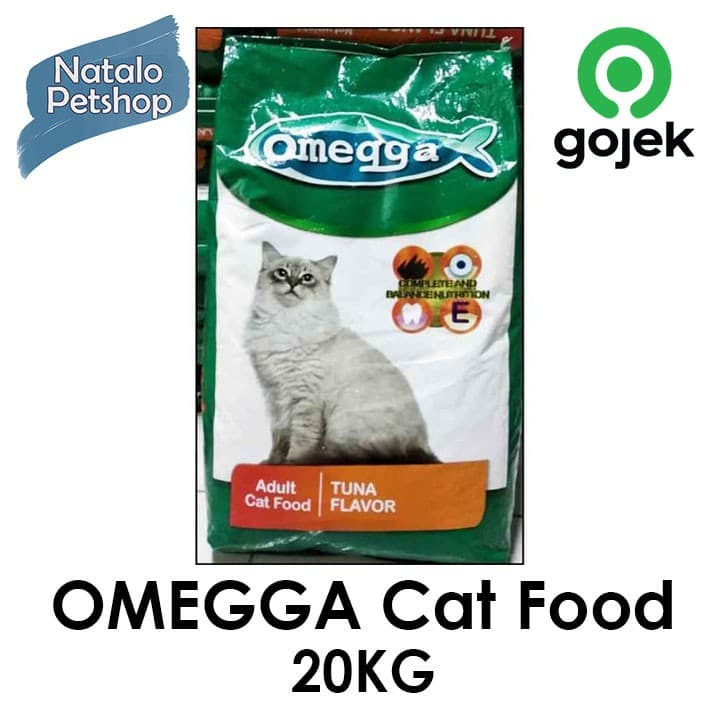 OMEGGA Cat Food 20KG / Tuna Makanan Kucing Murah / Omega - gambar 1
