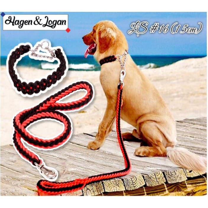 Harness Tebal LS 16 Tali Tuntun Anjing Hewan 1.5m Herness Jalan — gambar 1