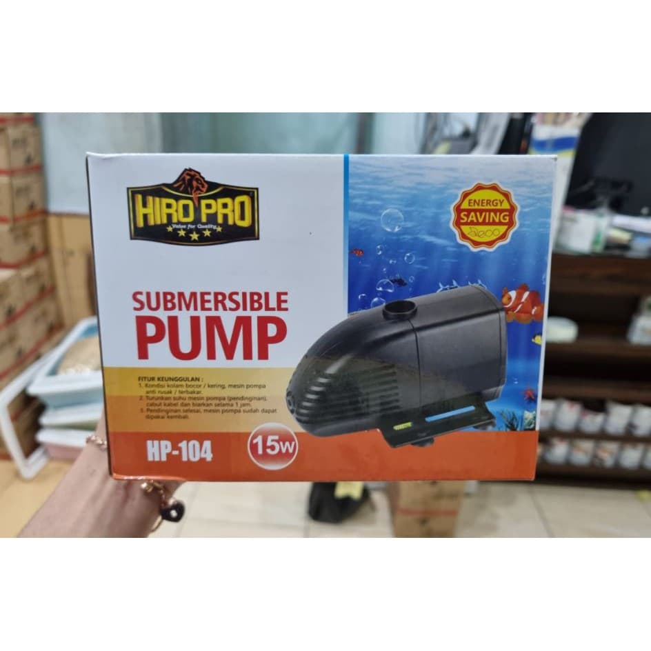Hiro Pro HP 104 Mesin Pompa Aquarium Hidroponik Aquascape - gambar 1