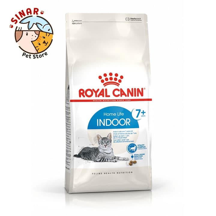 Royal Canin Indoor 7+ 1.5KG Makanan Kucing Tua Senior Dry Cat Food - gambar 1
