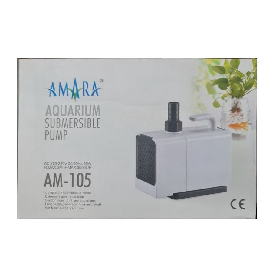 Amara AM 105 Aquarium Submersible Pump — gambar 1