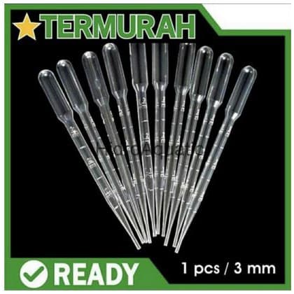 Pipet Tetes 3ml untuk Kutir/Obat Hewan/Artemia - gambar 1