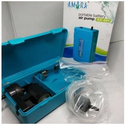 Amara 001 Portable Battery Air Pump/Aerator Baterai Mesin Gelembung — gambar 1
