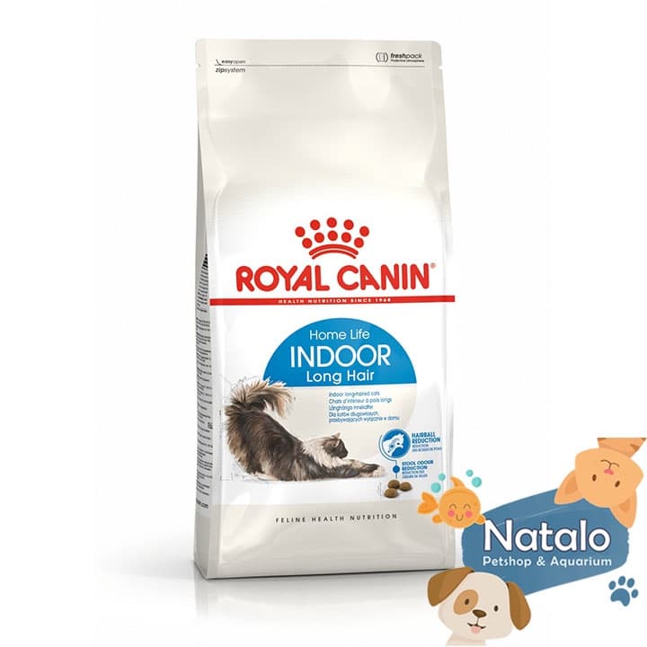 Royal Canin Indoor Long Hair 400g Makanan Kucing Cat Food di — gambar 1