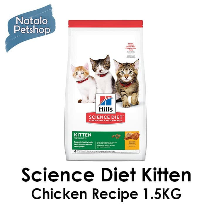 Science Diet Kitten Chicken 1.5kg Baby Cat — gambar 1