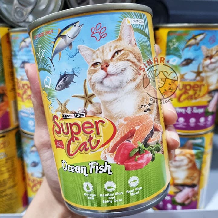 SuperCat Super Cat Adult Ocean Fish 400g — gambar 1