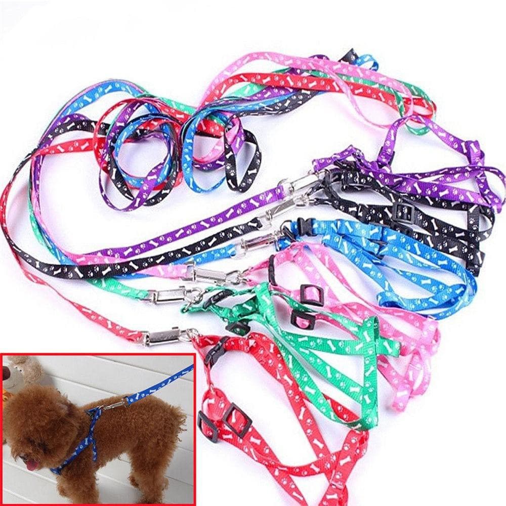 Harness / Tali Tuntun Hewan / Anjing Kucing Kelinci / Herness / Rantai - gambar 1