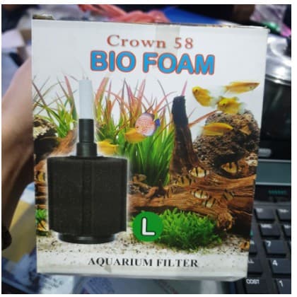 Biofoam/Bio foam Large/Filter Aerasi Aerator Breeding Ikan Hias - gambar 1