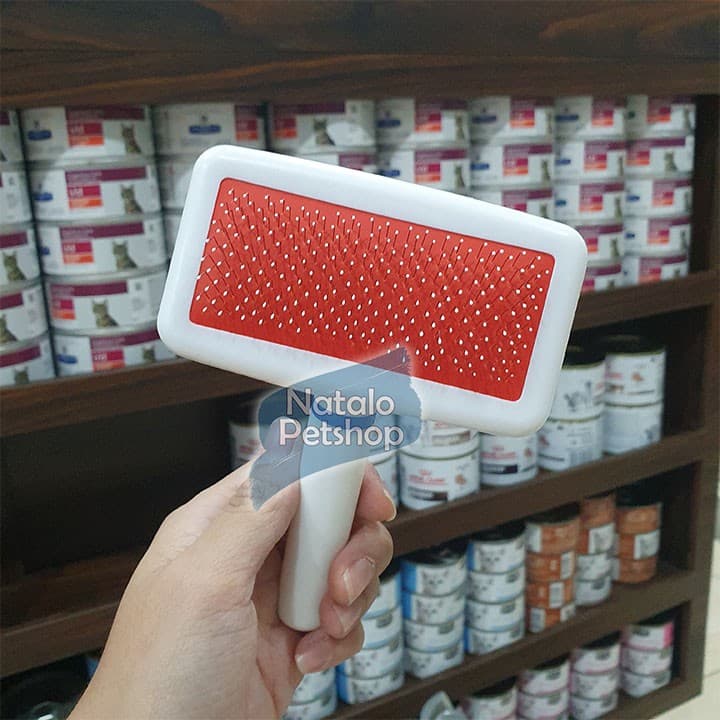Sisir Slicker Hewan/Kucing/Anjing/Kelinci Bulu Rambut Bulu Pet — gambar 1