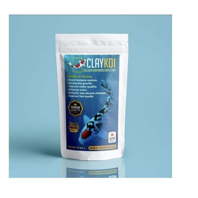 Claykoi/Clay Koi Premium Penjernih air Kolam dengan Probiotik - gambar 1