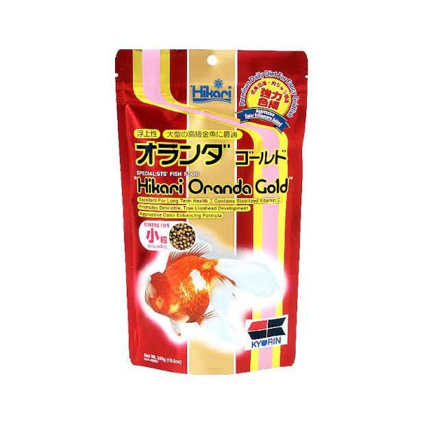 Hikari Oranda Gold Makanan Ikan Hias Koki 300g — gambar 1
