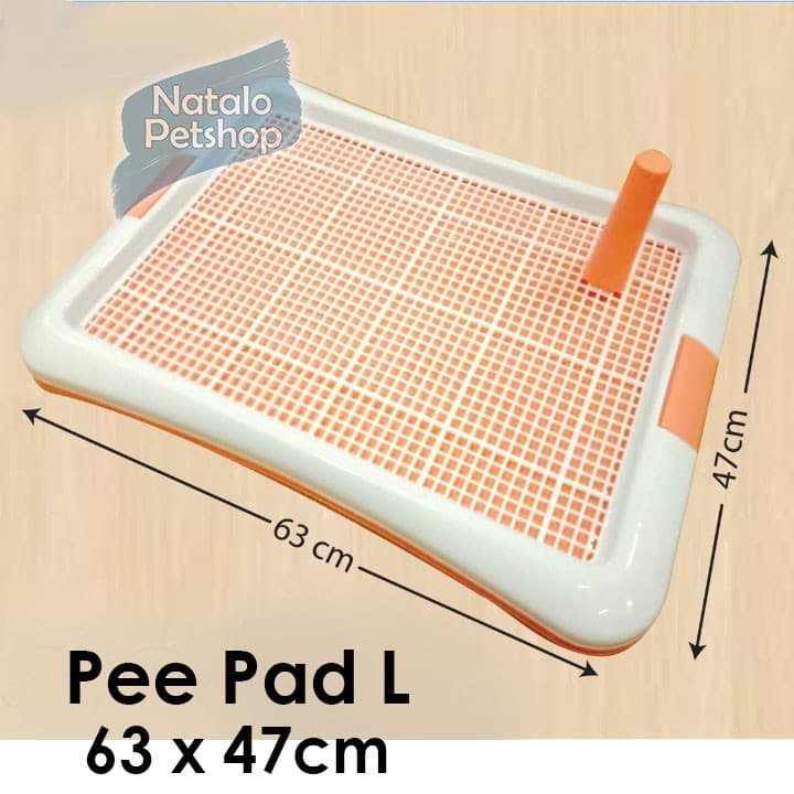 Pee Pad L/Tempat pipis Anjing Besar 63 x 47cm/Dog Toilet — gambar 1