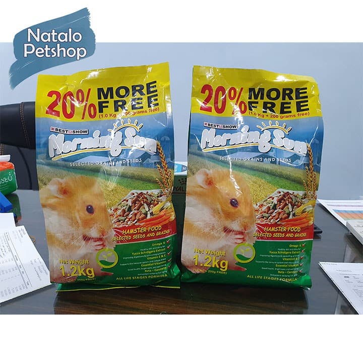 Morning sun Hamster Food 1.2kg — gambar 1
