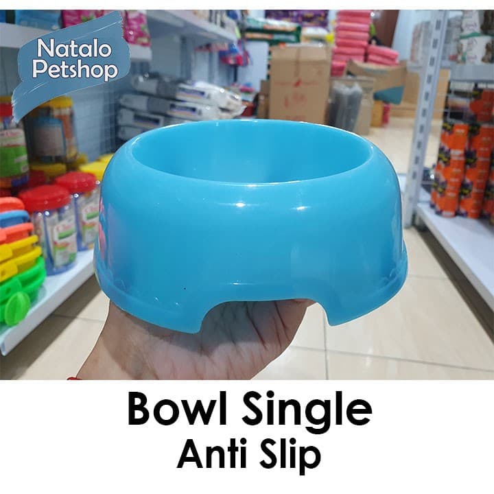 Bowl Single Anti Selip/Tempat Makan — gambar 1