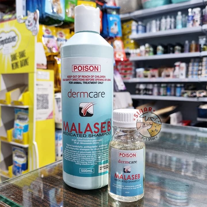 Malaseb 60ML Shampoo Anti Jamur Hewan Kucing Anjing Ampuh Premium - gambar 7