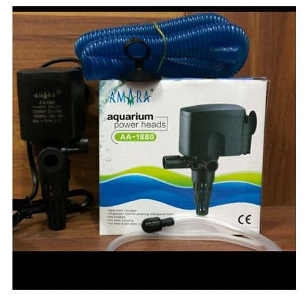 AMARA 1880 Pompa Air Celup Aquarium Kolam Hidroponik - gambar 1