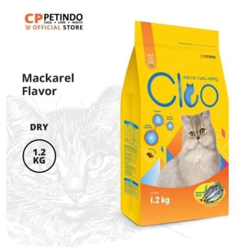 Cleo Adult Mackerel 1.2KG Cat Food Makanan Kucing Dry Cat Food - gambar 1