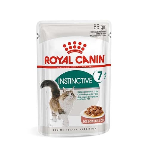 Royal Canin Instinctive 7+ in Gravy 85g Makanan Kucing Dewasa Senior — gambar 1