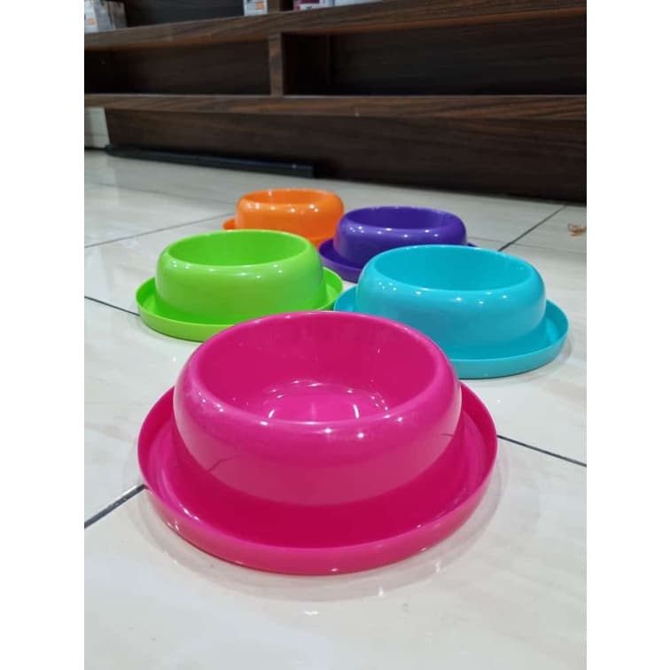 Bowl Single Anti Semut Tempat Makan Hewan Kucing Anjing Kelinci - gambar 1