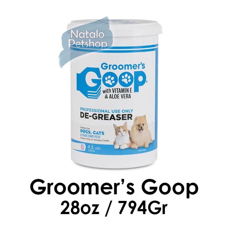 Groomers Goop Degreaser 28oz/794g Hair Mask/Anti Kusut bulu — gambar 1