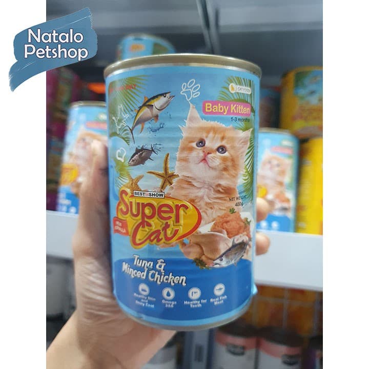Supercat Cat Food Baby Kitten 400g — gambar 1
