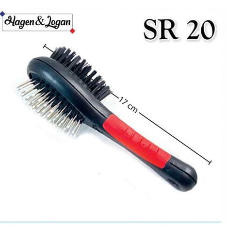 Sisir Hewan SR 20 Kucing Anjing Kelinci Pet Brush 2 Sisi - gambar 1