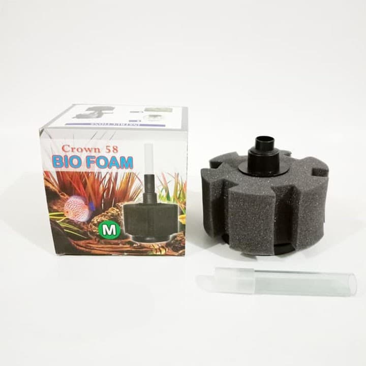 BIO FOAM MEDIUM Aquarium Filter Crown 58 / Saringan Aerasi Aerator - gambar 1