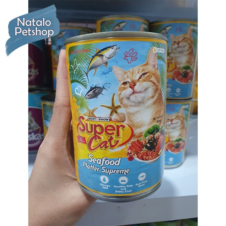 Supercat Food Adult Seafood Platter 400g — gambar 1