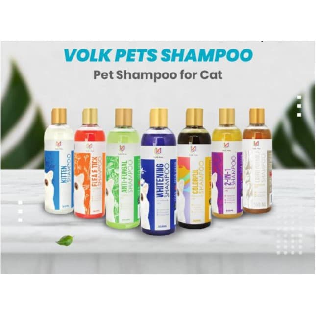 Volk Pets Cat Shampoo 500ml Sampo Kucing Wangi Premium Kitten — gambar 1
