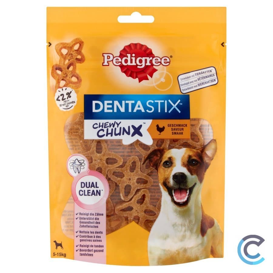 Pedigree Dentastix Chewy Chunx Mini 68g Snack Dental Gigit Anjing Gigi — gambar 1