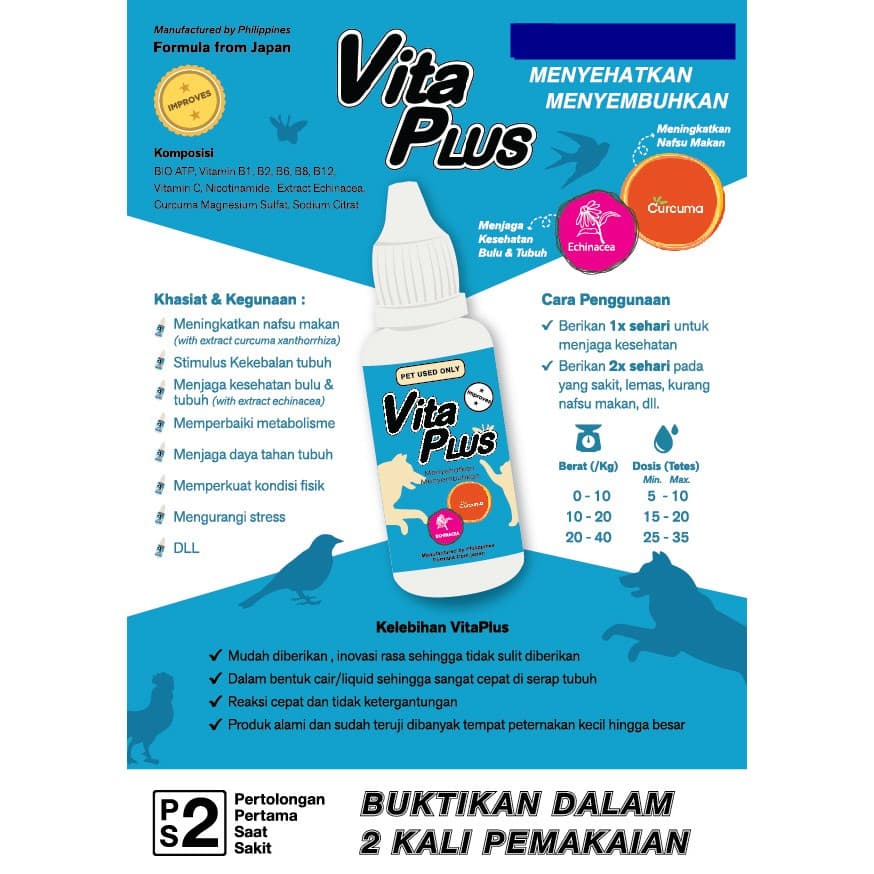 Vita Plus 30ml Vitamin — gambar 1