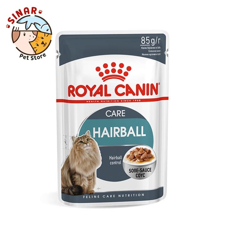 Royal Canin Hairball Care Wet 85g Cat Food Hair Ball Makanan Kucing — gambar 1