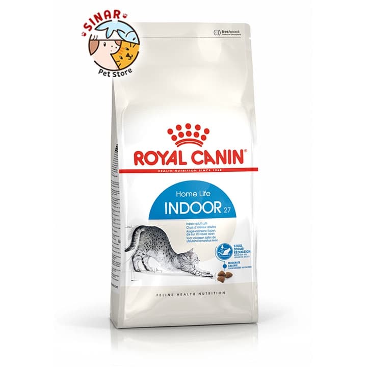 Royal Canin Indoor 27 Cat Food 2KG Makanan Kucing Rumah - gambar 1