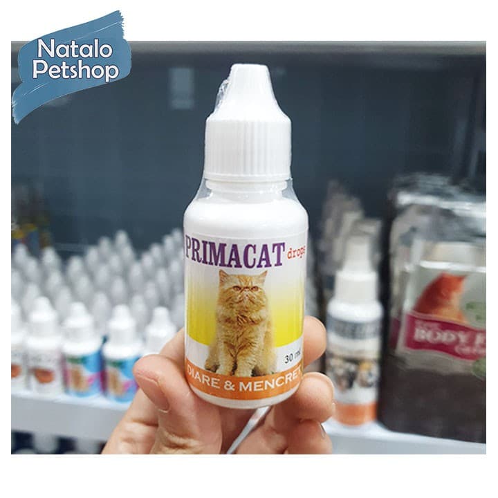 Primacat 30ml Obat Diare & Mencret Kucing Prima Cat Drop — gambar 1