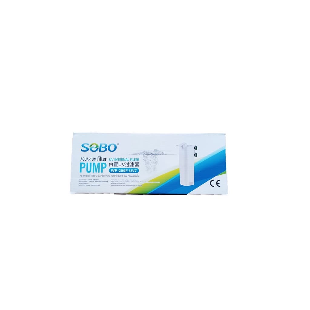 SOBO WP 290F UV7 Aquarium UV Internal Filter Pump (UV 7 W+ Pompa) - gambar 1