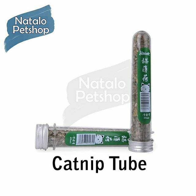 Daun Catnip 40ml Kucing Cat Kitten Tube Cat Nip Penenang Anti — gambar 1