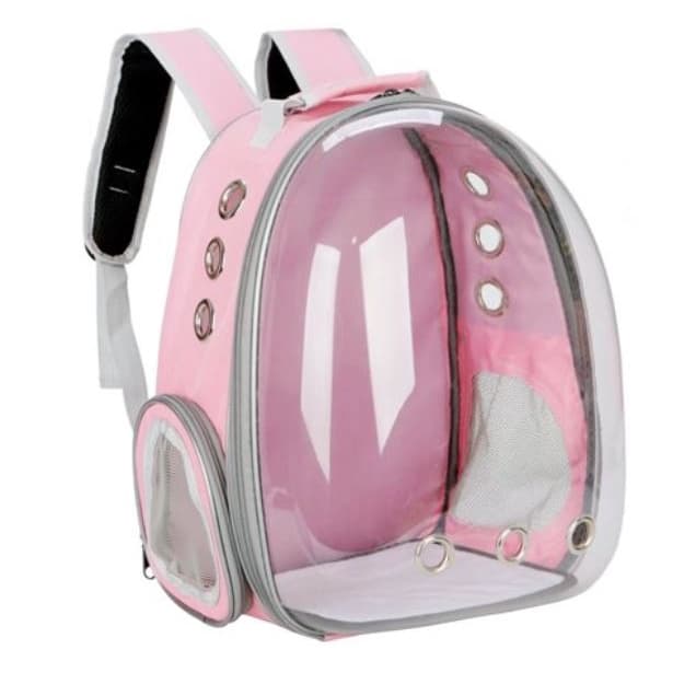 Tas Astronot Hewan Kucing Anjing Kelinci Polos Ransel Pet Cargo — gambar 1