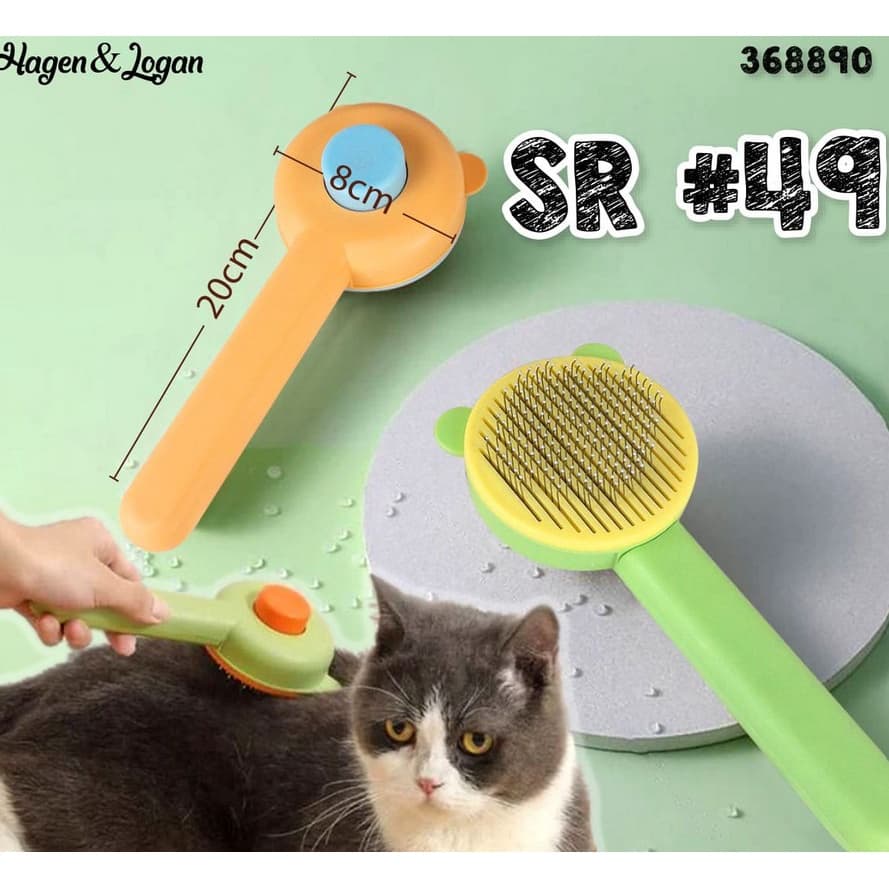 Sisir Automatic Kucing Anjing Pembersih Bulu Otomatis Cat Dog — gambar 1