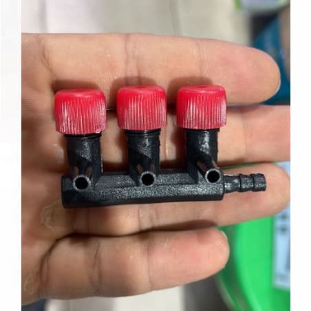 Stelan Kran Angin/Aerasi/Aerator 3 Way Tahan Lama Aquarium Aquascape - gambar 1