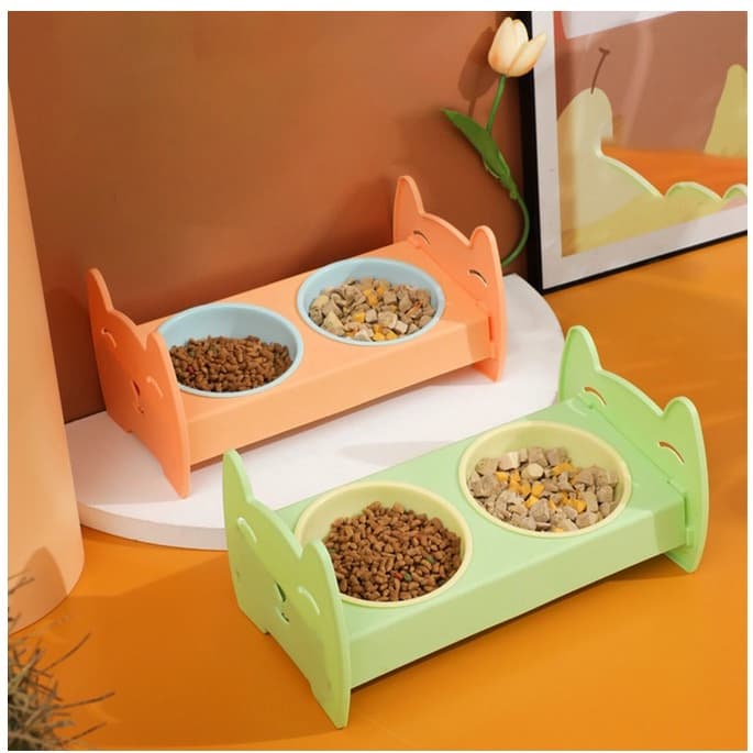 Bowl MP 130 Tempat Makan Minum Hewan Berdiri + Kaki Penyangga — gambar 1
