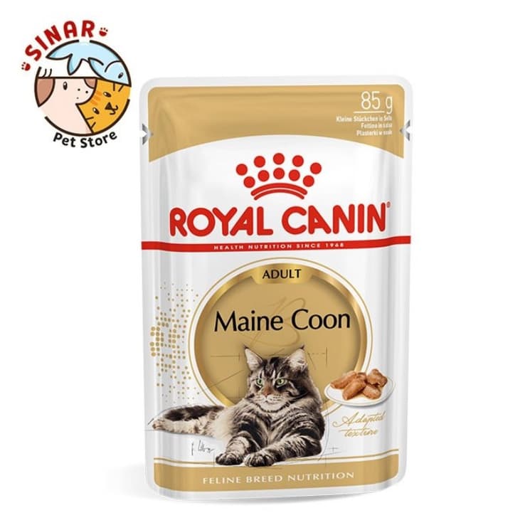 Royal Canin Maine Coon Wet 85g Makanan Basah Kucing Ras Besar — gambar 1