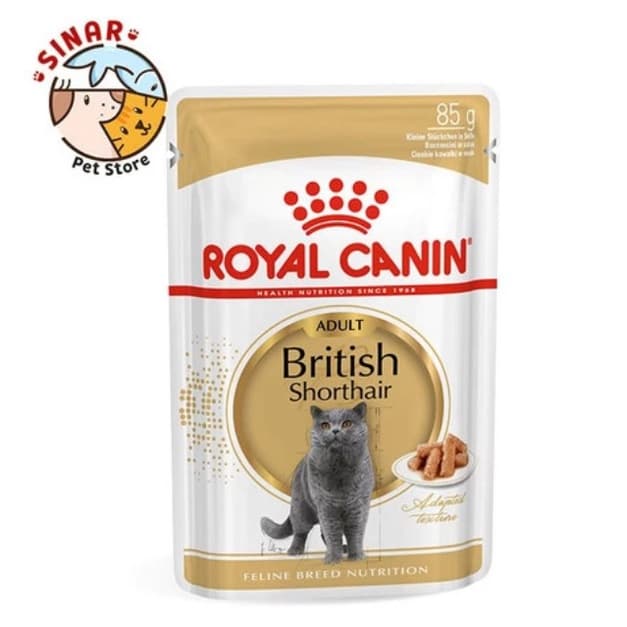 Royal Canin British Shorthair Wet 85g Makanan Basah Kucing Ras Food — gambar 1