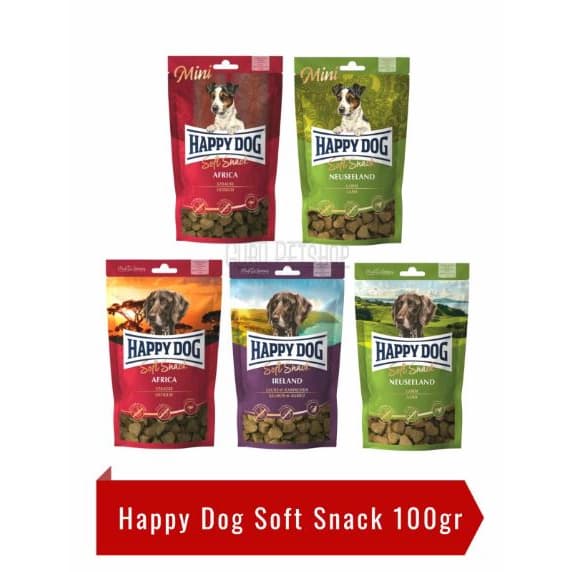 Happy Dog Snack 100g Supreme Sensbile/Mini Cemilan Jajanan Anjing — gambar 1