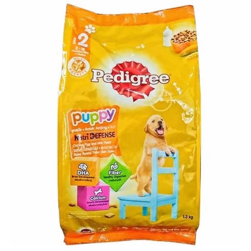 Pedigree Puppy 1.3kg Chicken Egg & Milk Dry Dog Food — gambar 1