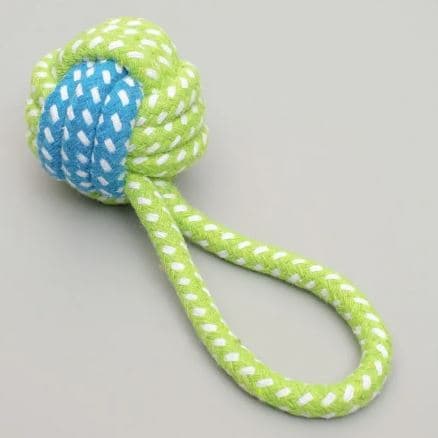 Mainan Bola Tali TY 40 Hewan Anjing Kucing Cat Pet Toy Rope Ball — gambar 1