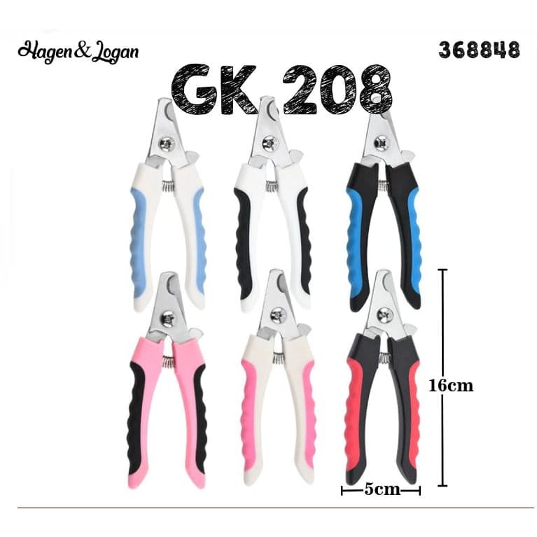 Gunting Kuku Hewan Besar GK 208 Kucing Anjing Kelinci Pet Nail Clipper - gambar 1