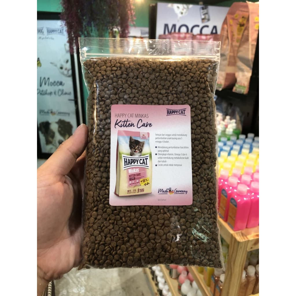Happy Cat Minkas Kitten Care Repack 500g — gambar 1