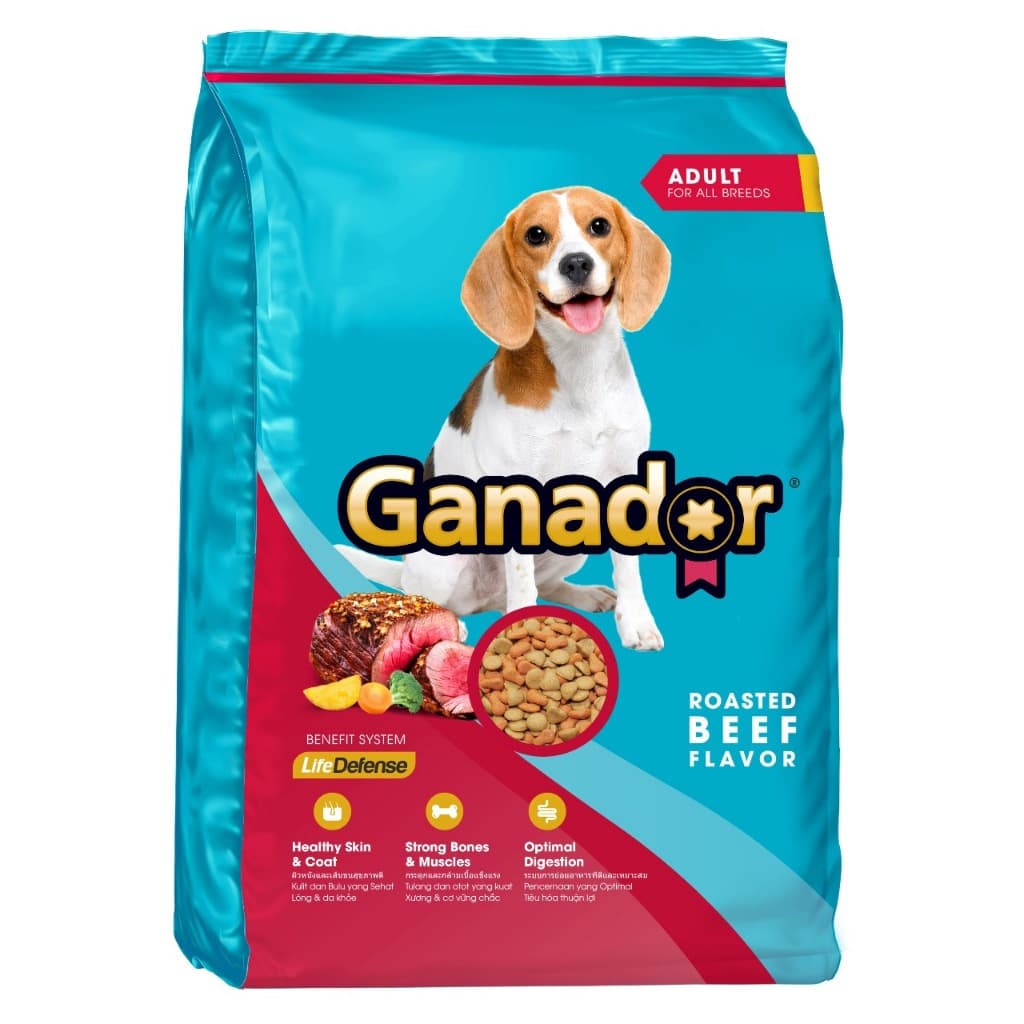 Ganador Roasted Beef 3kg Dog Food — gambar 1